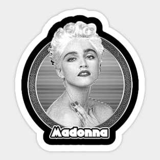 Madonna \/\/\ Original 80s Vintage Style Design Sticker